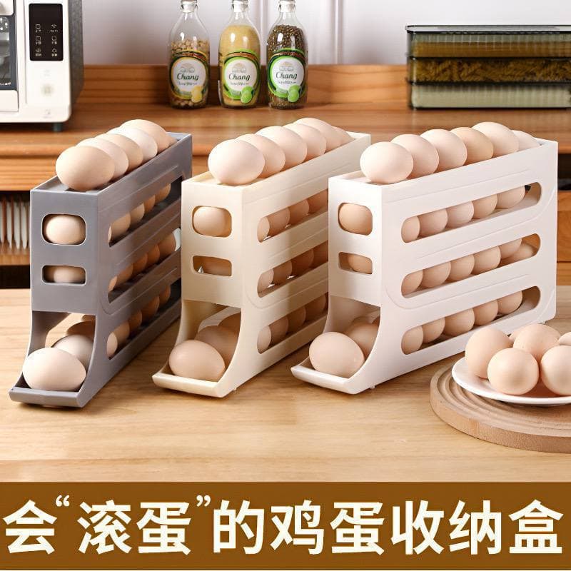 rolling egg rack